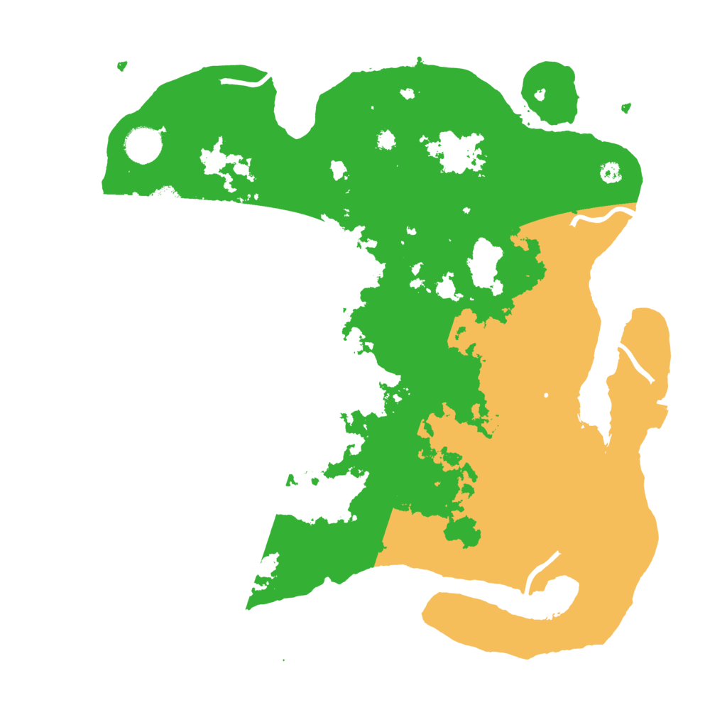 Biome Rust Map: Procedural Map, Size: 3500, Seed: 549290150