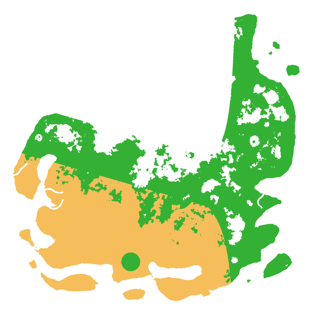 Biome Rust Map: Procedural Map, Size: 4500, Seed: 636511186