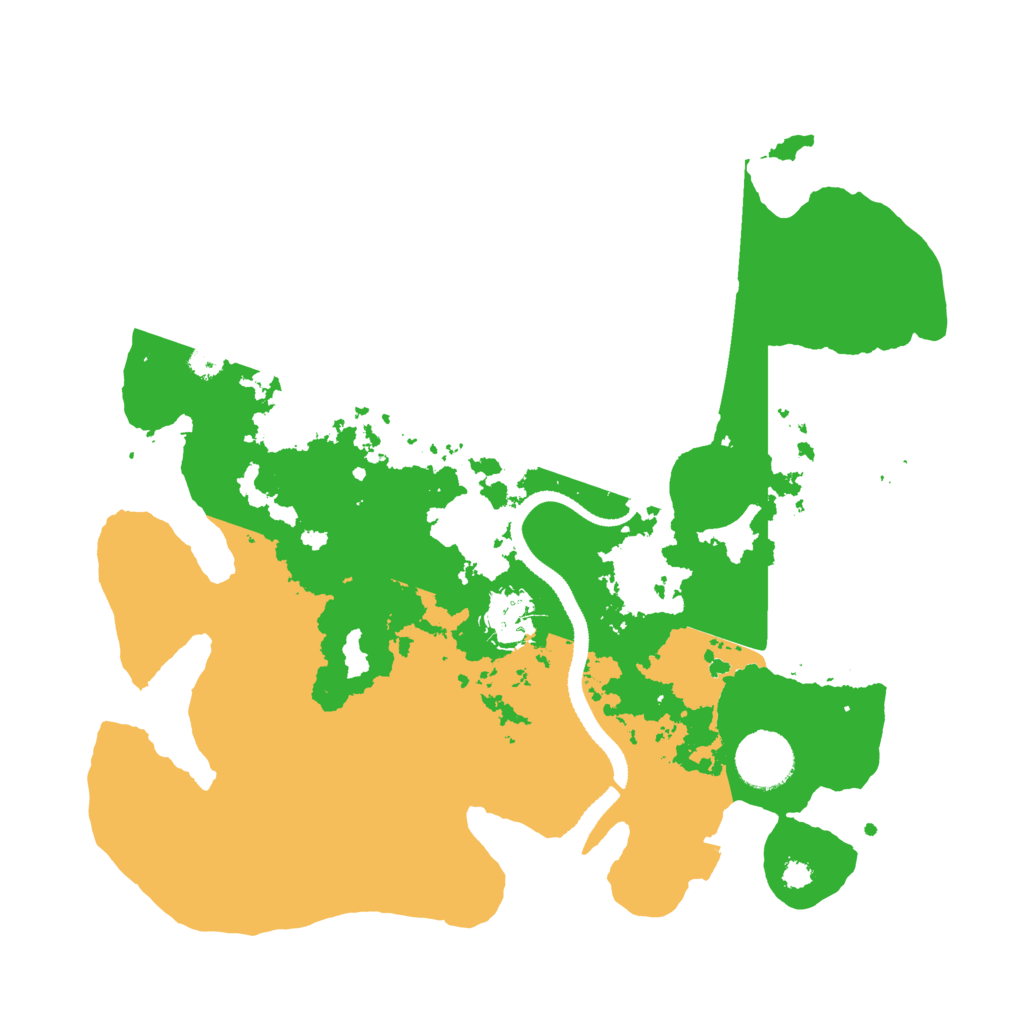 Biome Rust Map: Procedural Map, Size: 3250, Seed: 4564515