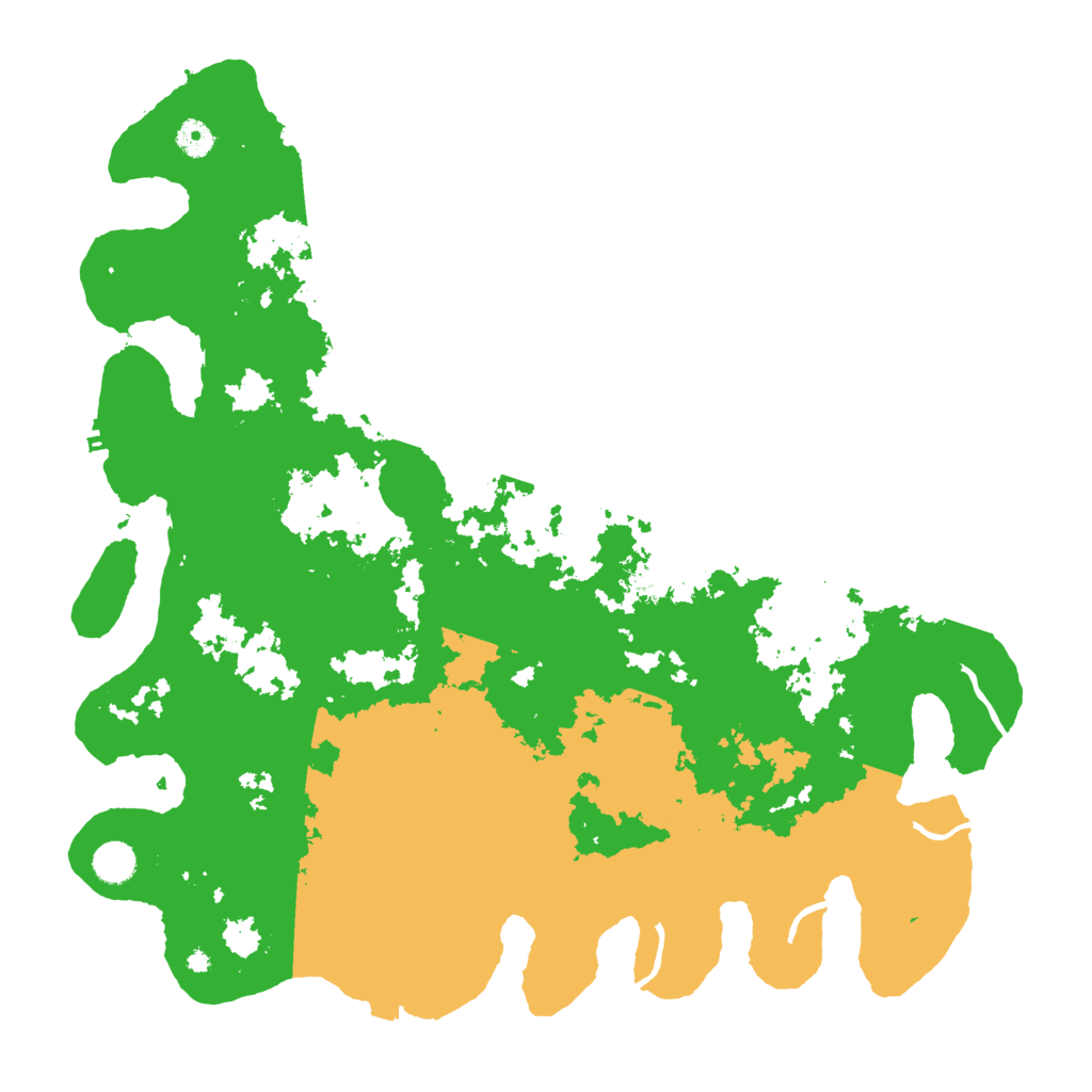 Biome Rust Map: Procedural Map, Size: 4500, Seed: 116462025