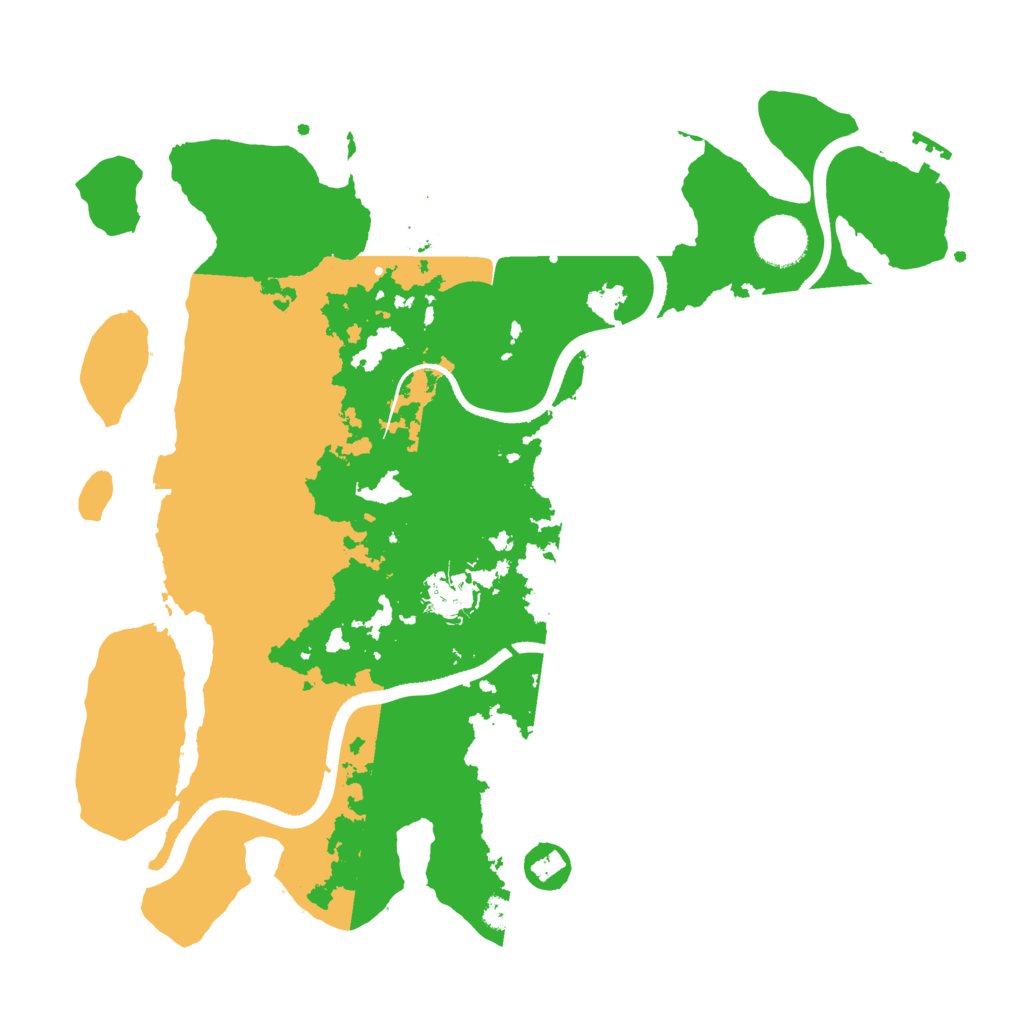 Biome Rust Map: Procedural Map, Size: 3500, Seed: 1932397212