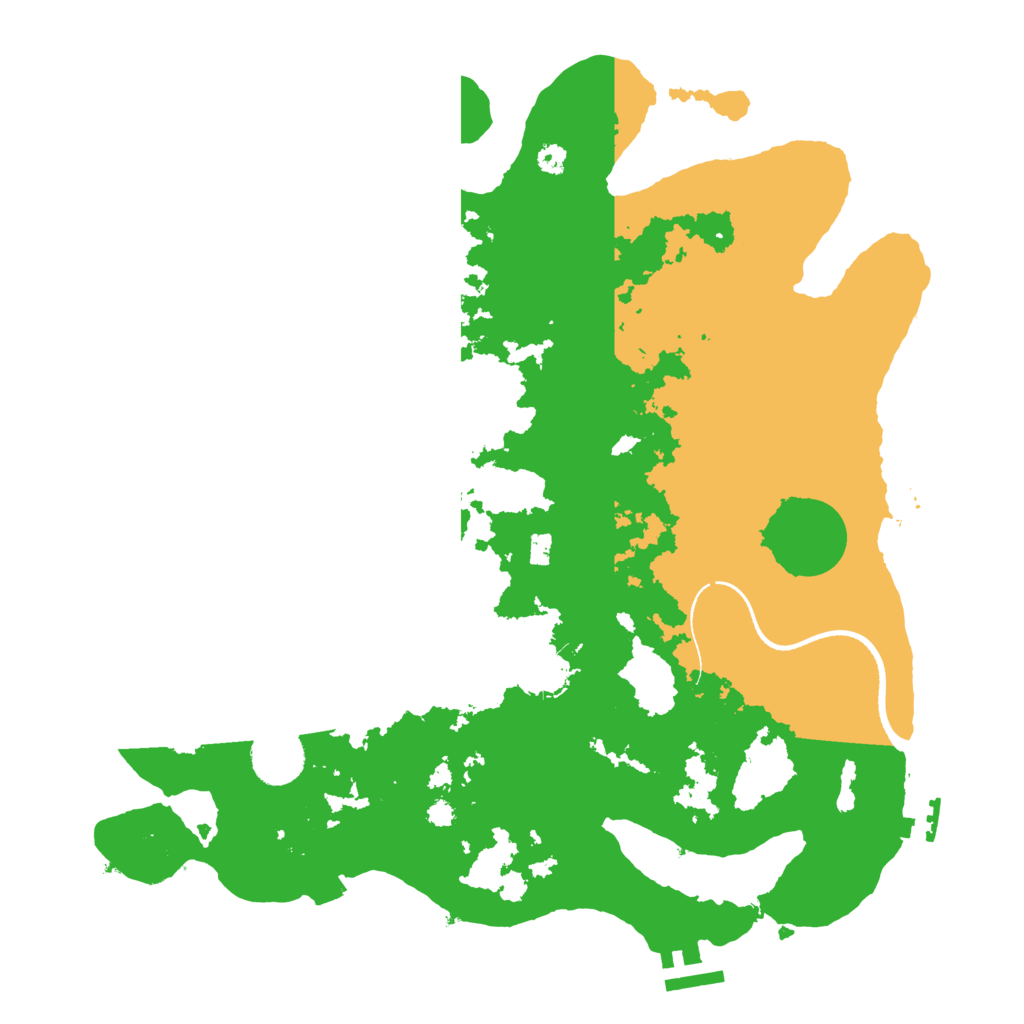 Biome Rust Map: Procedural Map, Size: 3500, Seed: 1094106718