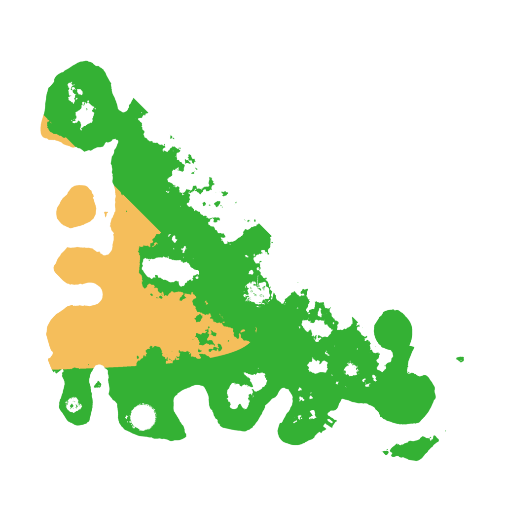 Biome Rust Map: Procedural Map, Size: 3500, Seed: 101215219