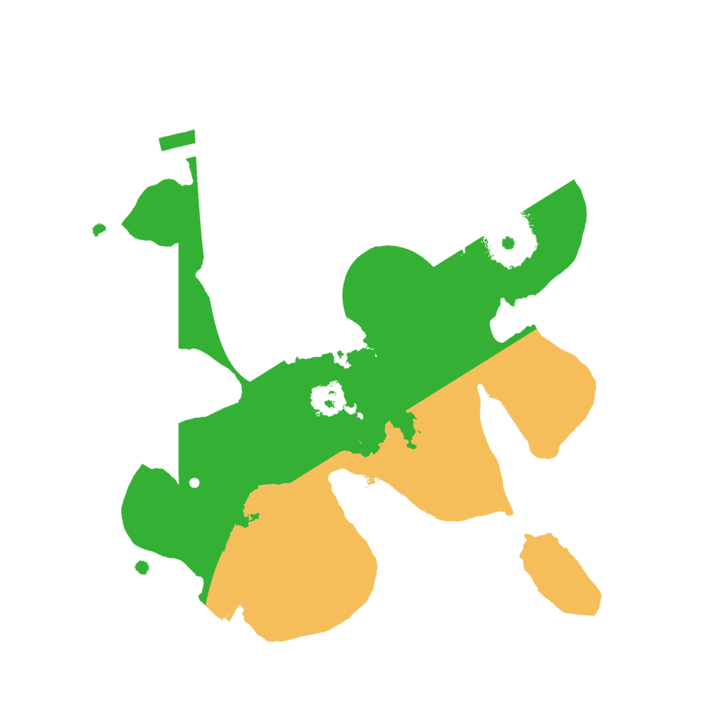 Biome Rust Map: Procedural Map, Size: 2100, Seed: 674352299