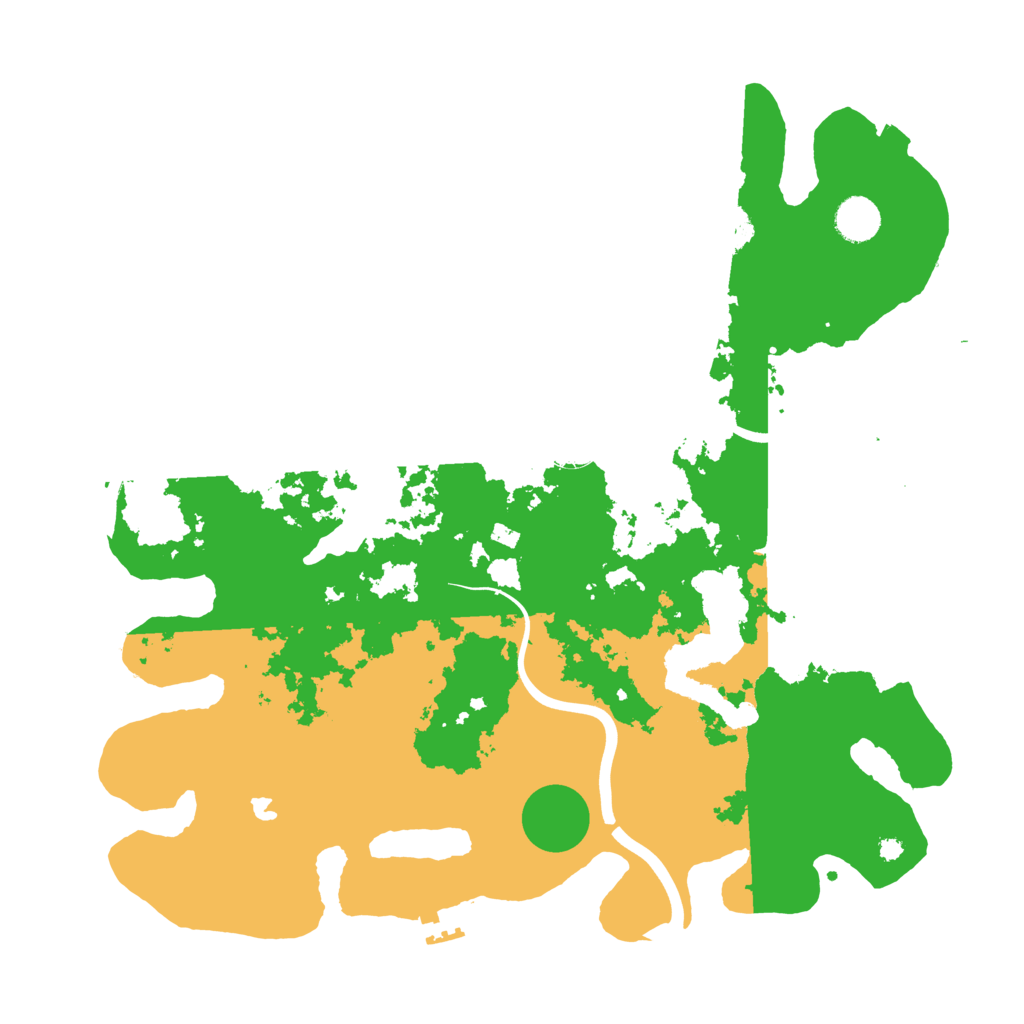 Biome Rust Map: Procedural Map, Size: 4000, Seed: 1305521246