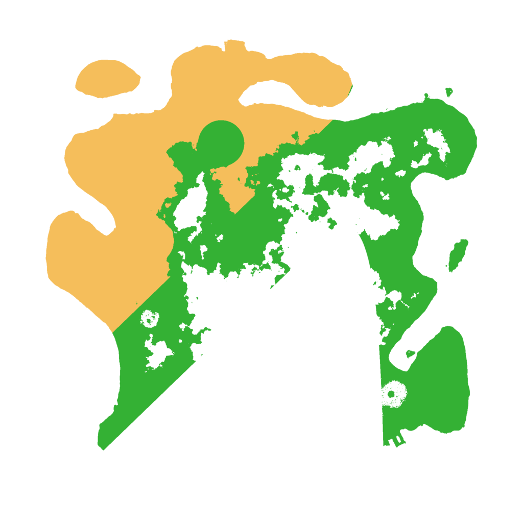 Biome Rust Map: Procedural Map, Size: 3000, Seed: 10127