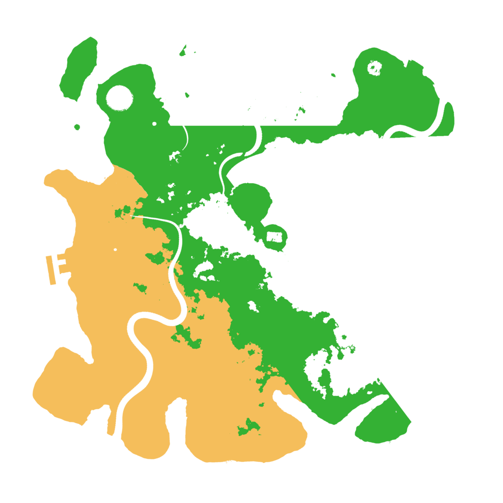 Biome Rust Map: Procedural Map, Size: 3500, Seed: 1405719827