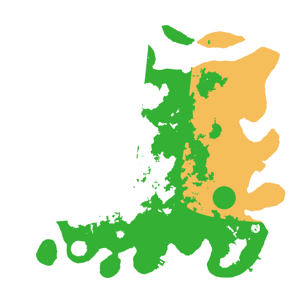 Biome Rust Map: Procedural Map, Size: 3500, Seed: 1501901134