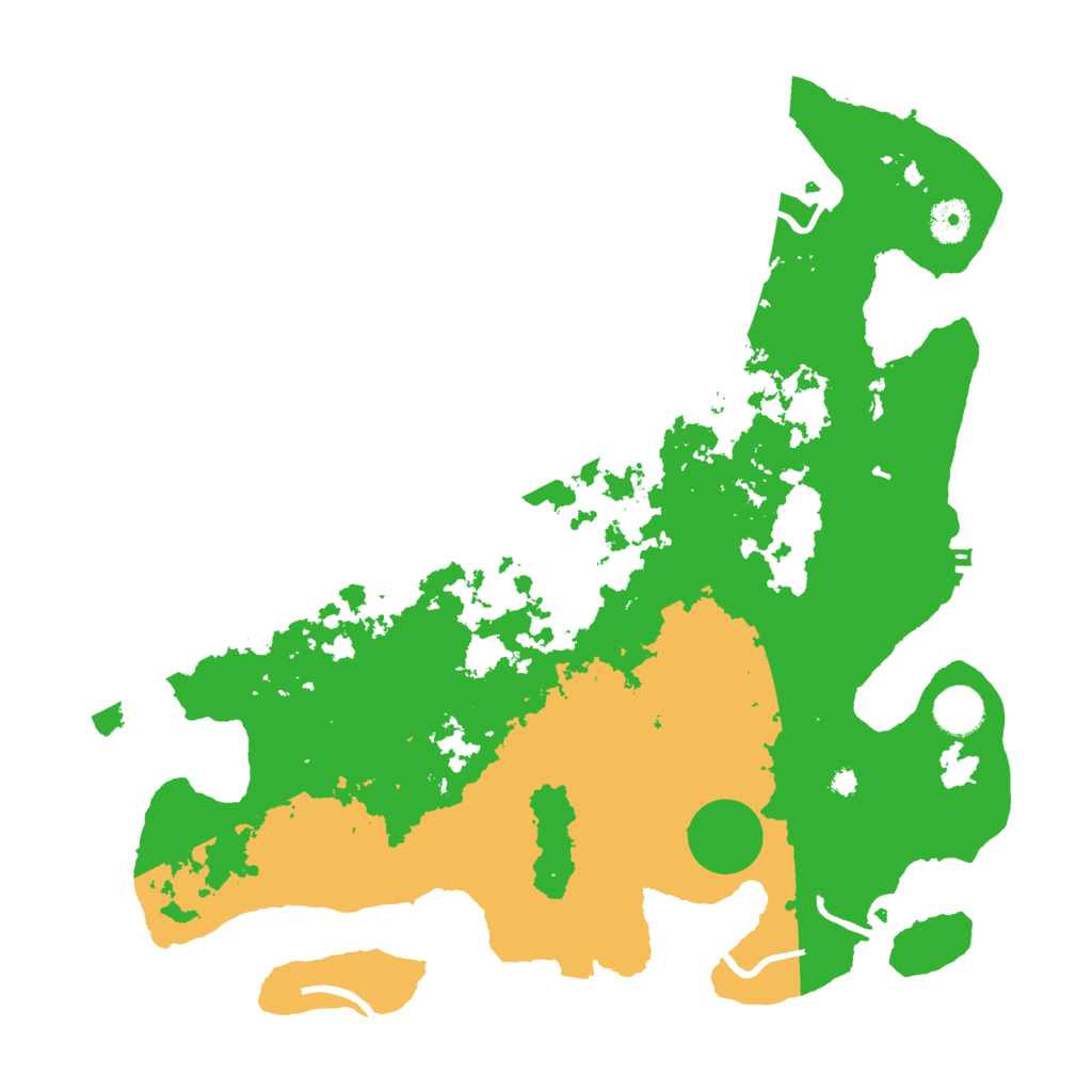 Biome Rust Map: Procedural Map, Size: 3850, Seed: 729111