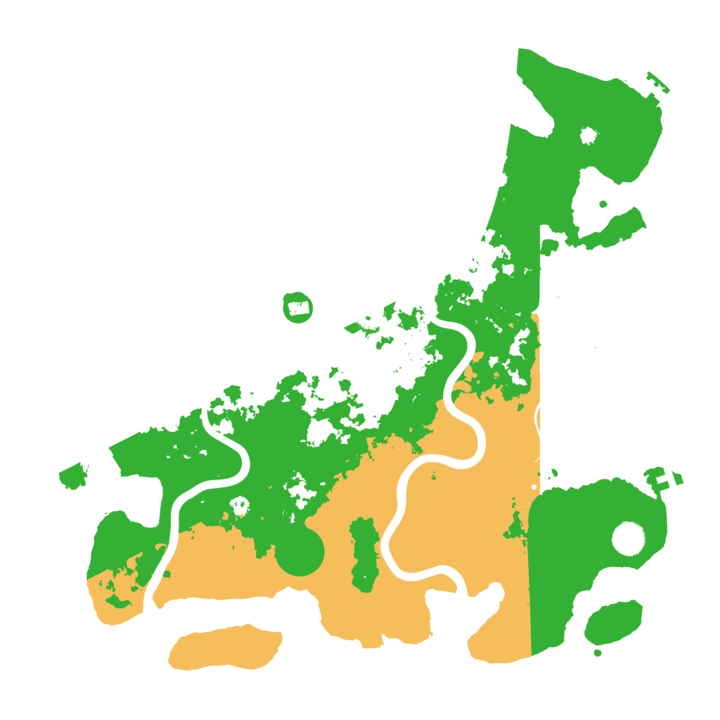 Biome Rust Map: Procedural Map, Size: 3850, Seed: 729111