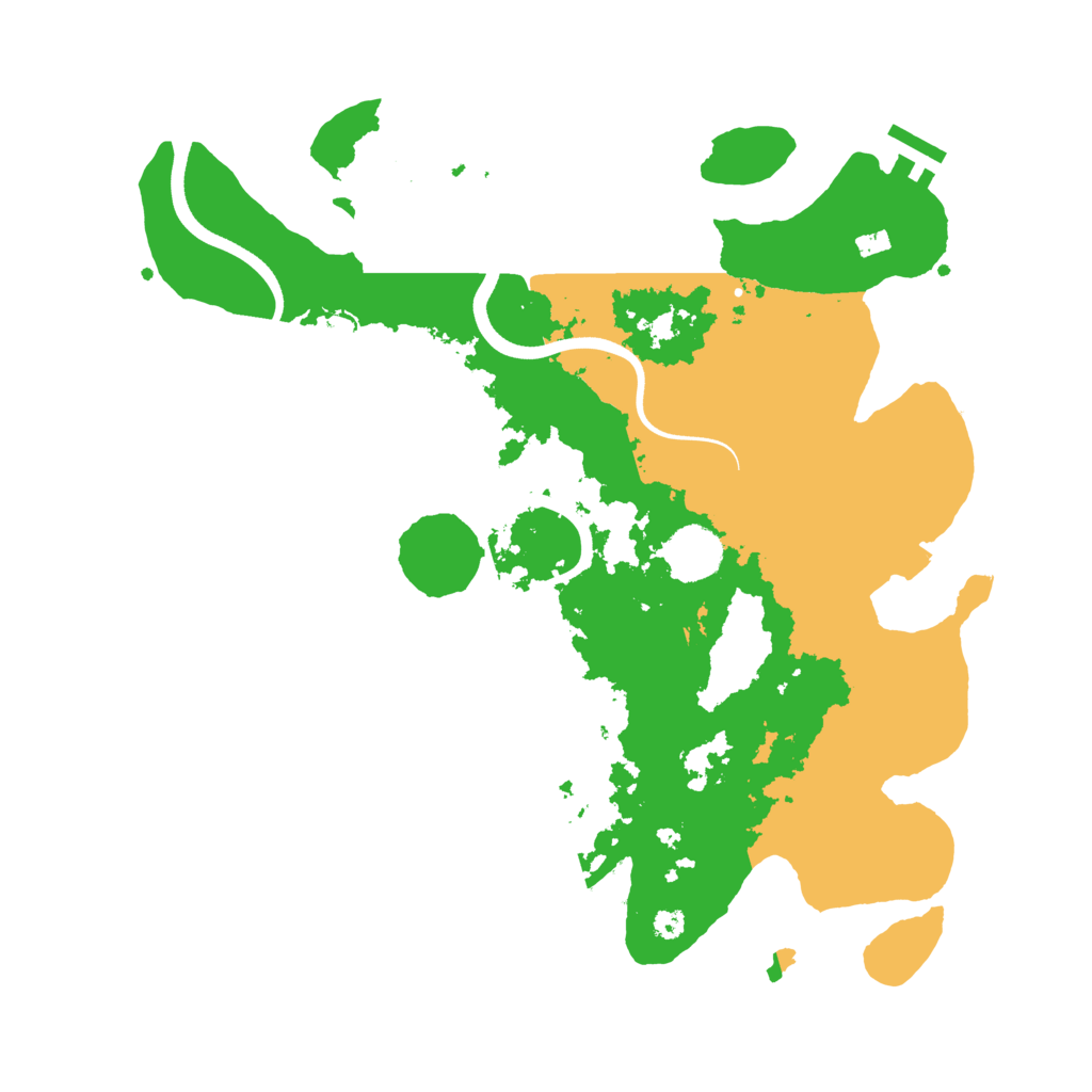Biome Rust Map: Procedural Map, Size: 3600, Seed: 656654004