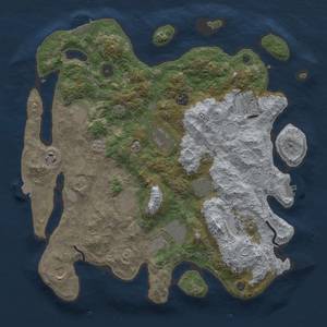 Thumbnail Rust Map: Procedural Map, Size: 4000, Seed: 1239226875, 19 Monuments