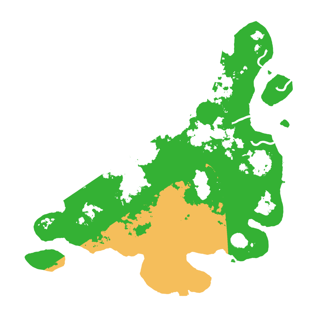 Biome Rust Map: Procedural Map, Size: 3800, Seed: 35336168