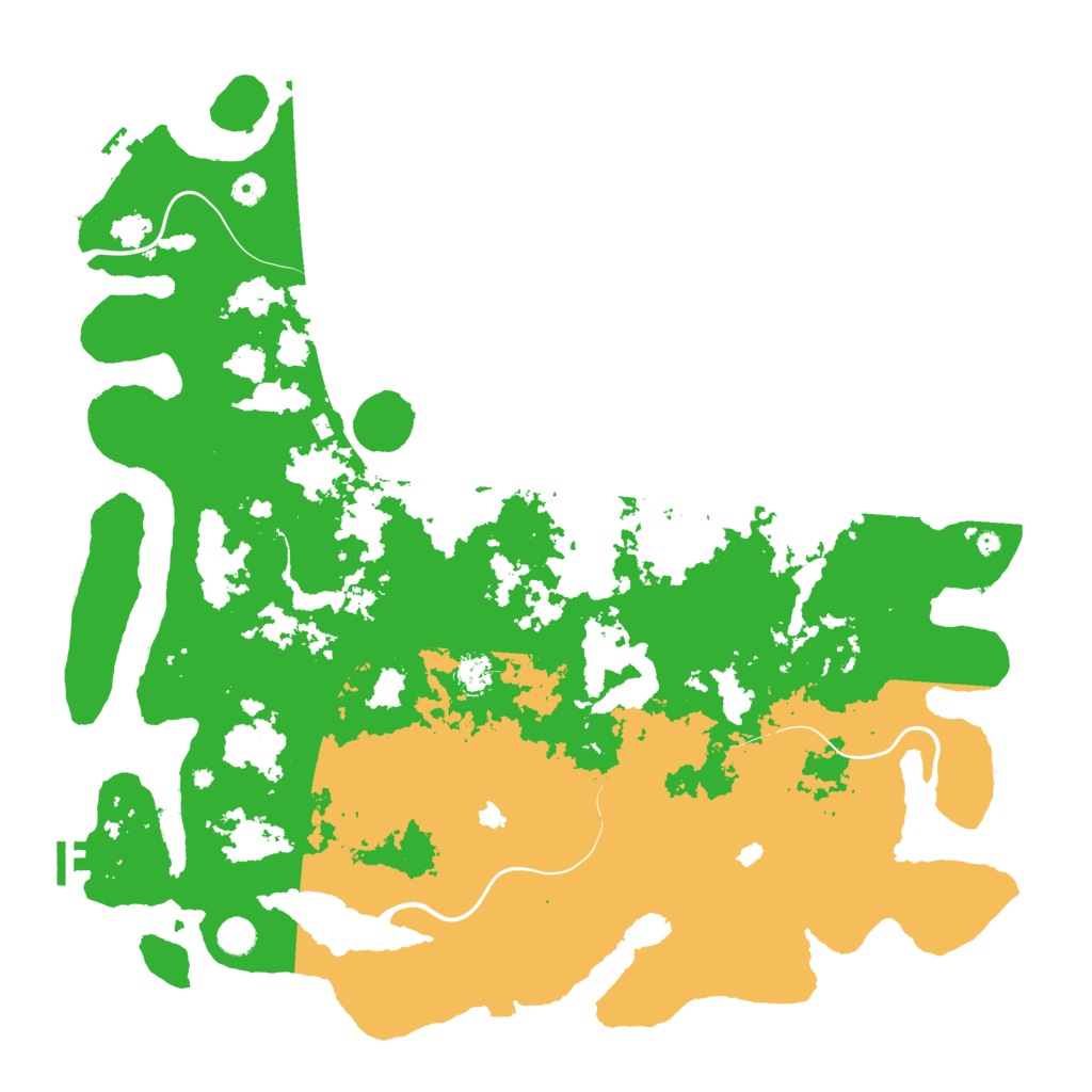 Biome Rust Map: Procedural Map, Size: 5000, Seed: 1248125541