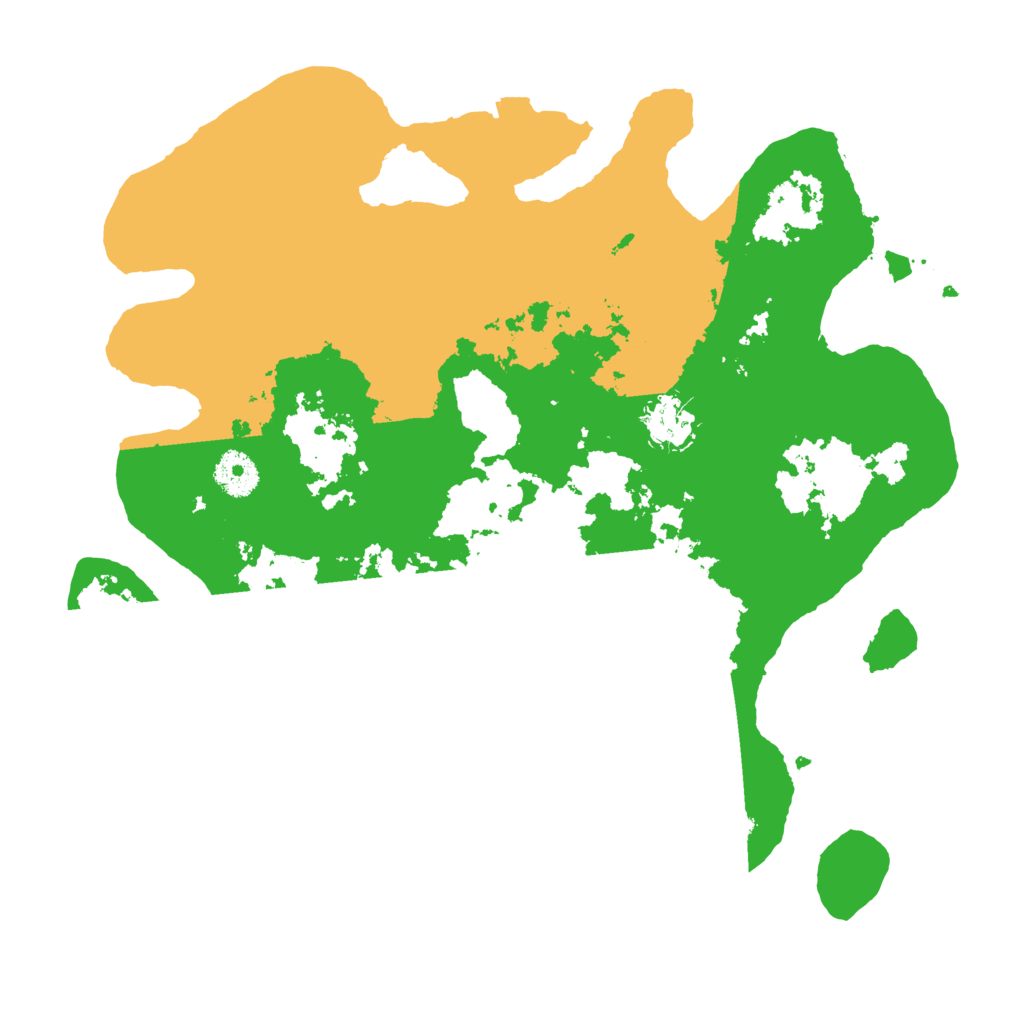 Biome Rust Map: Procedural Map, Size: 3500, Seed: 139411916