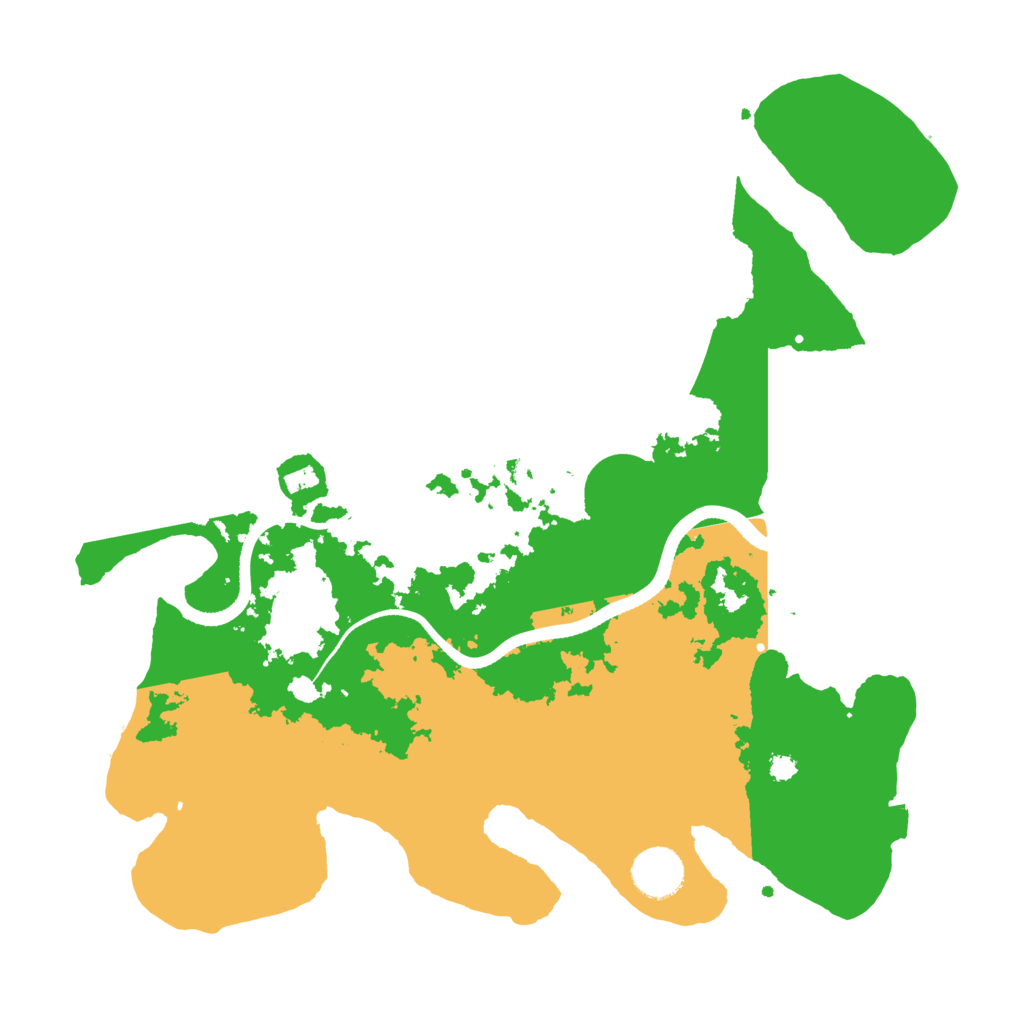 Biome Rust Map: Procedural Map, Size: 3500, Seed: 1306374187