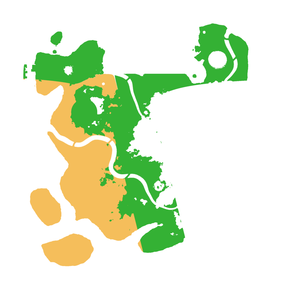 Biome Rust Map: Procedural Map, Size: 3000, Seed: 799969161