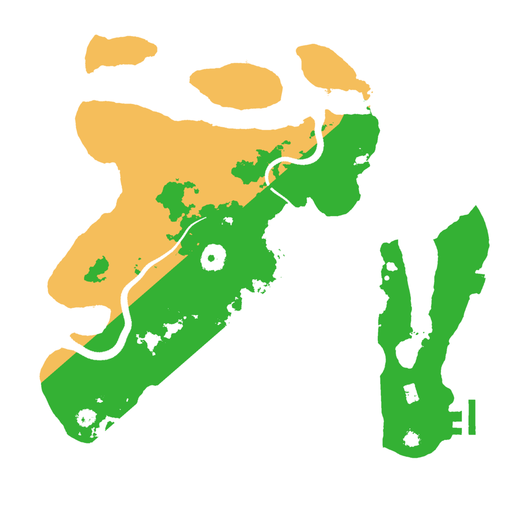 Biome Rust Map: Procedural Map, Size: 3000, Seed: 1756744702