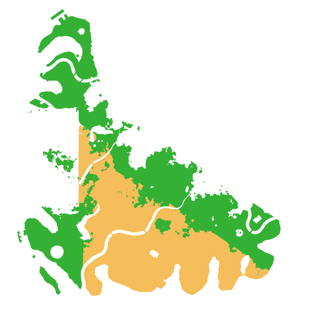 Biome Rust Map: Procedural Map, Size: 4250, Seed: 1212121