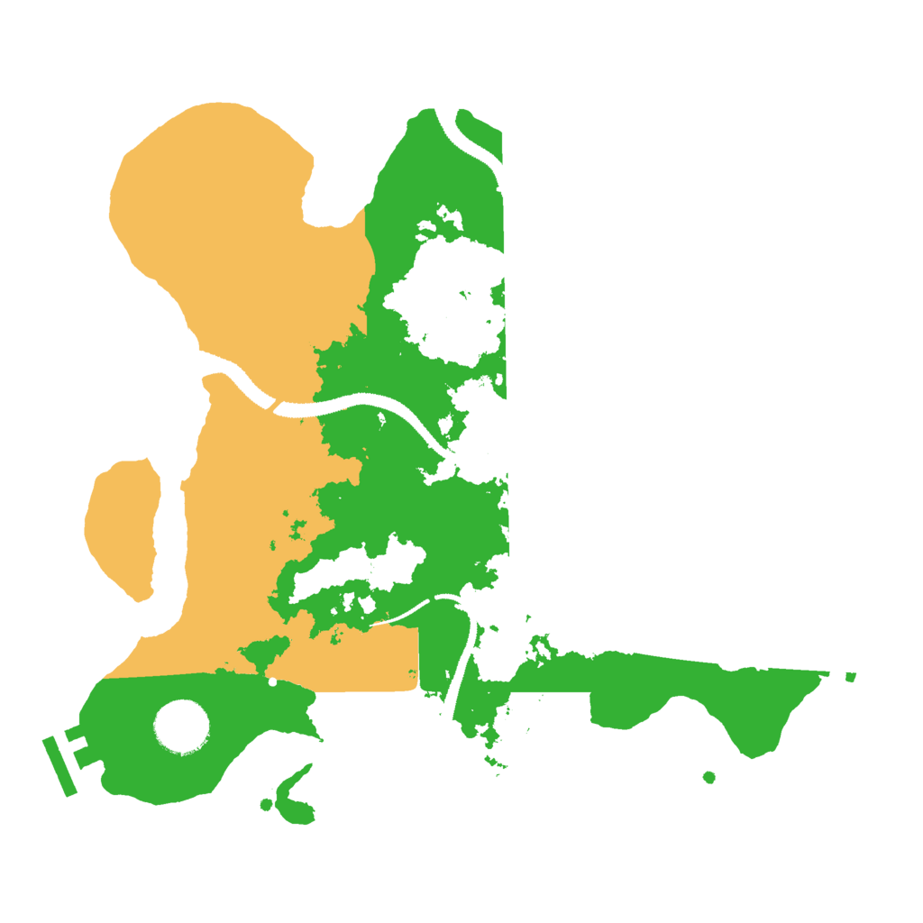 Biome Rust Map: Procedural Map, Size: 3000, Seed: 1288481132