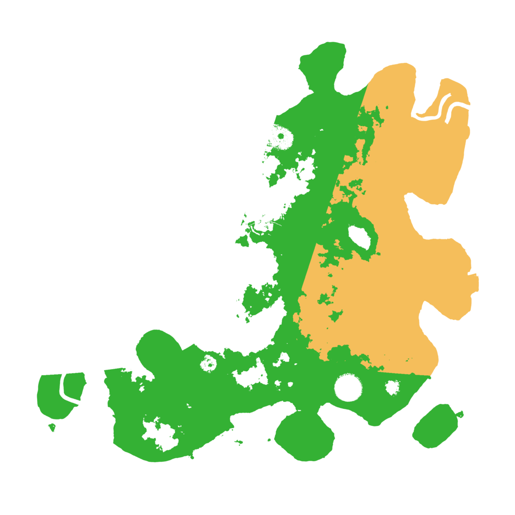 Biome Rust Map: Procedural Map, Size: 3300, Seed: 934754959