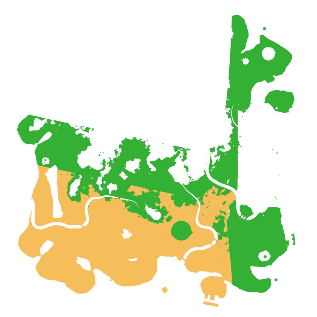 Biome Rust Map: Procedural Map, Size: 4250, Seed: 579067103