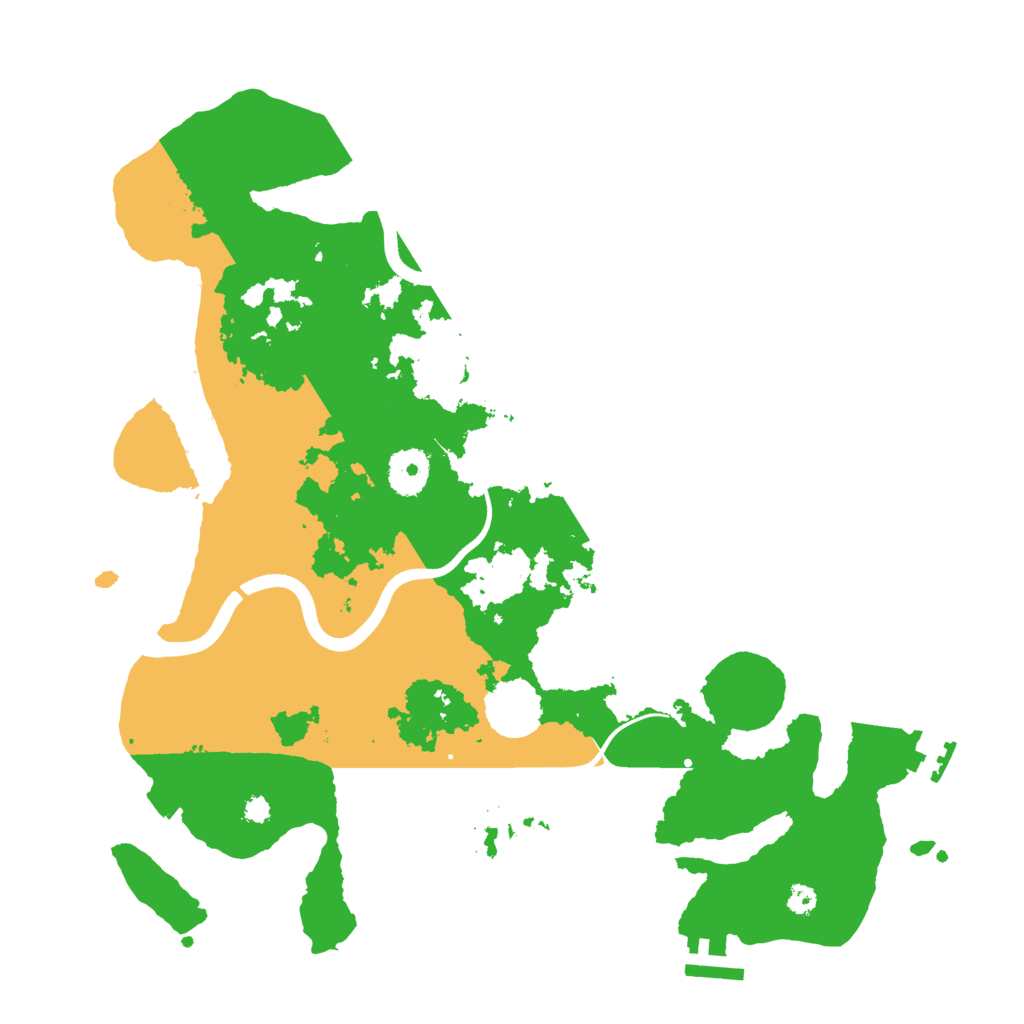 Biome Rust Map: Procedural Map, Size: 3500, Seed: 681158894