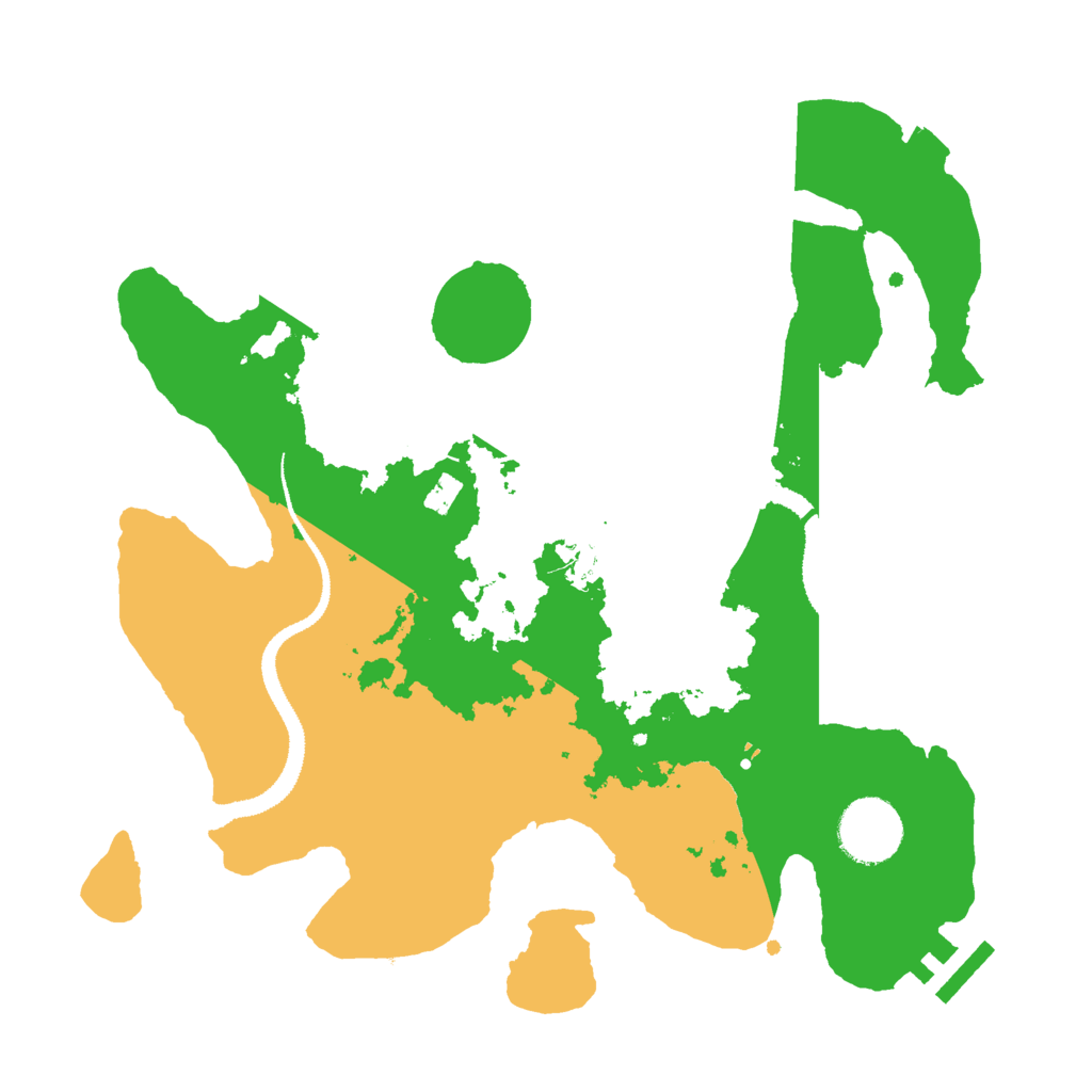 Biome Rust Map: Procedural Map, Size: 3000, Seed: 522483928