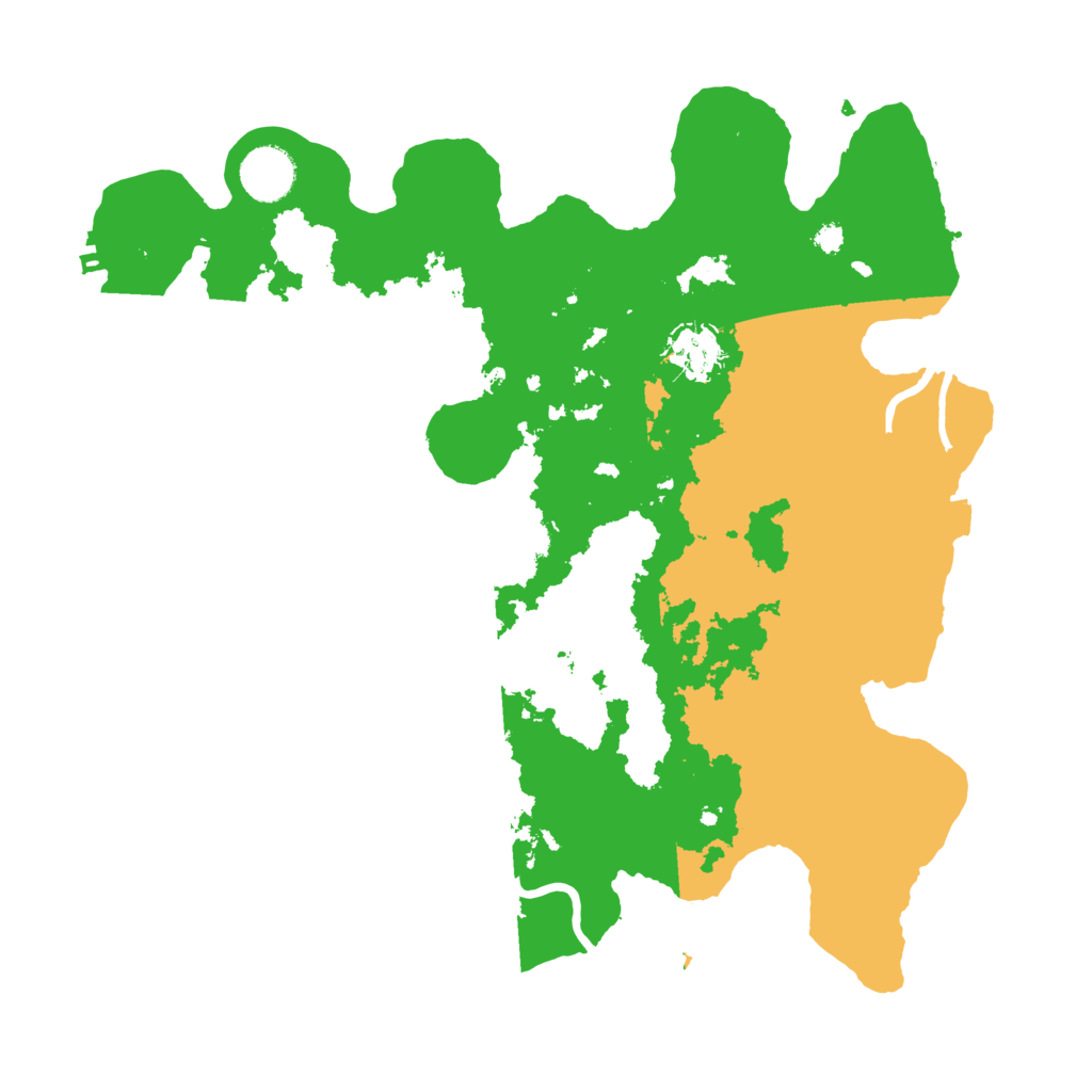 Biome Rust Map: Procedural Map, Size: 3500, Seed: 1404758915