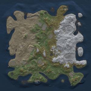 Thumbnail Rust Map: Procedural Map, Size: 4250, Seed: 1222529306, 19 Monuments