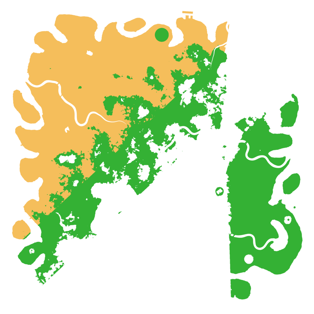 Biome Rust Map: Procedural Map, Size: 6000, Seed: 1901135480