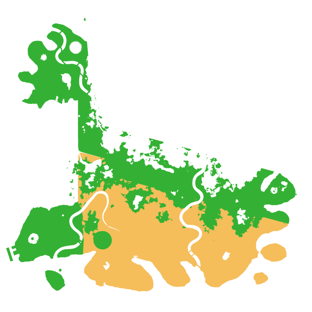 Biome Rust Map: Procedural Map, Size: 4500, Seed: 1183334255