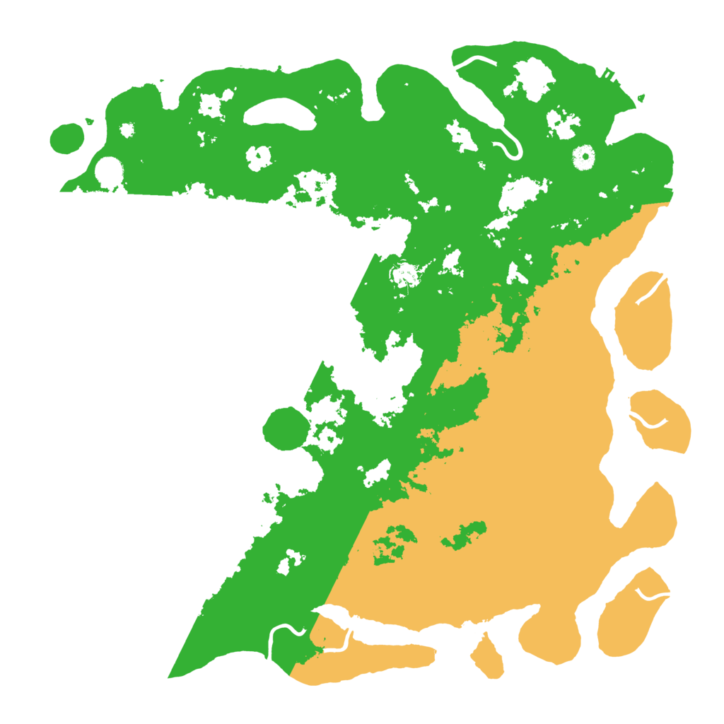 Biome Rust Map: Procedural Map, Size: 4500, Seed: 2117027890