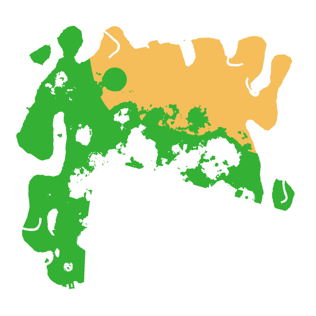 Biome Rust Map: Procedural Map, Size: 3500, Seed: 731330929