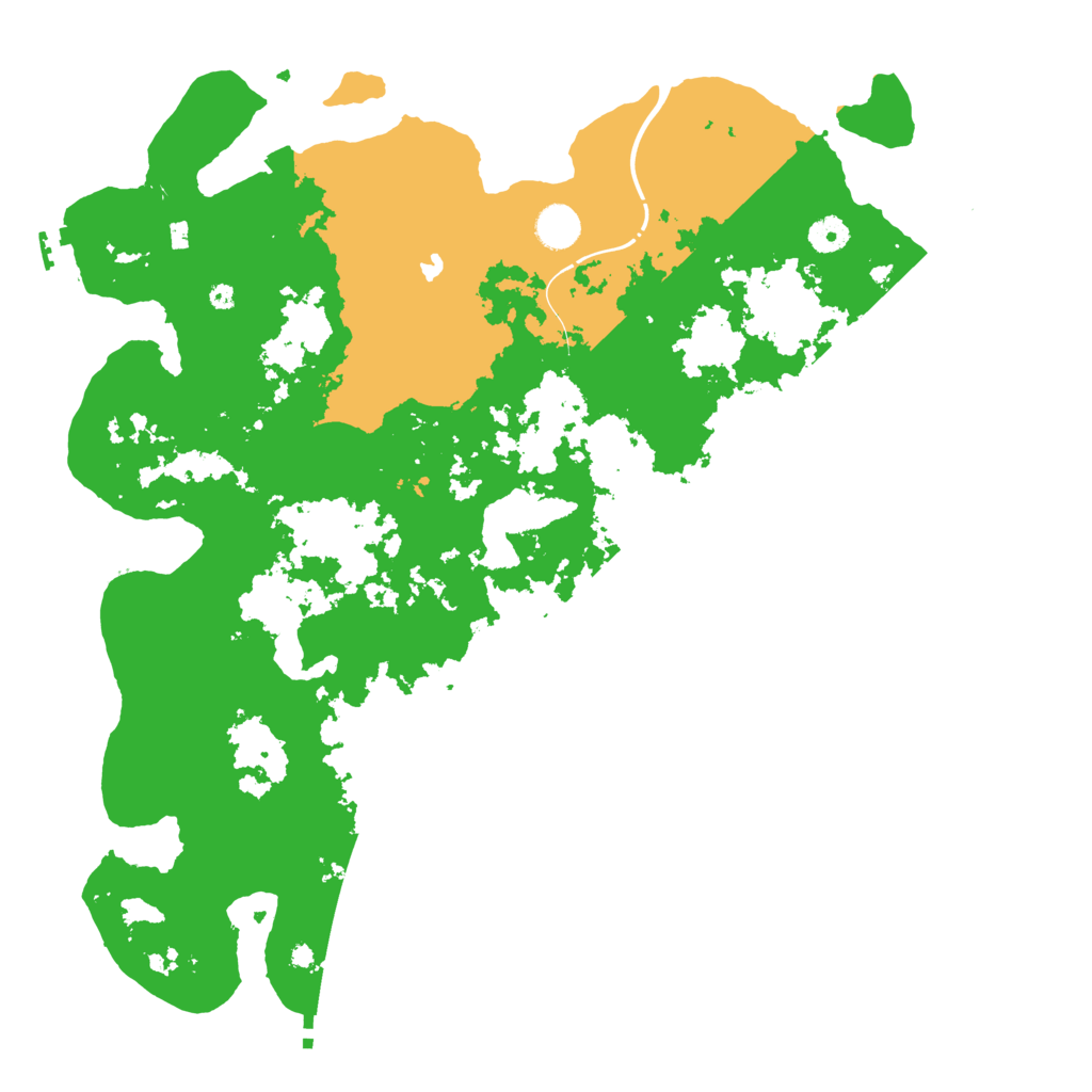 Biome Rust Map: Procedural Map, Size: 4300, Seed: 1636558933