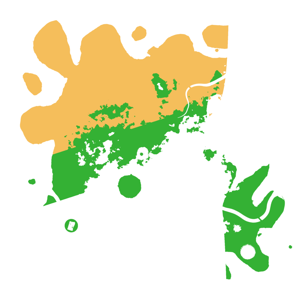 Biome Rust Map: Procedural Map, Size: 3700, Seed: 137871027