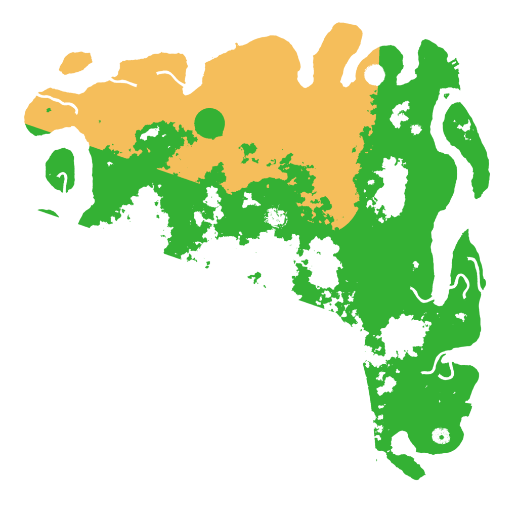 Biome Rust Map: Procedural Map, Size: 4500, Seed: 2017408550