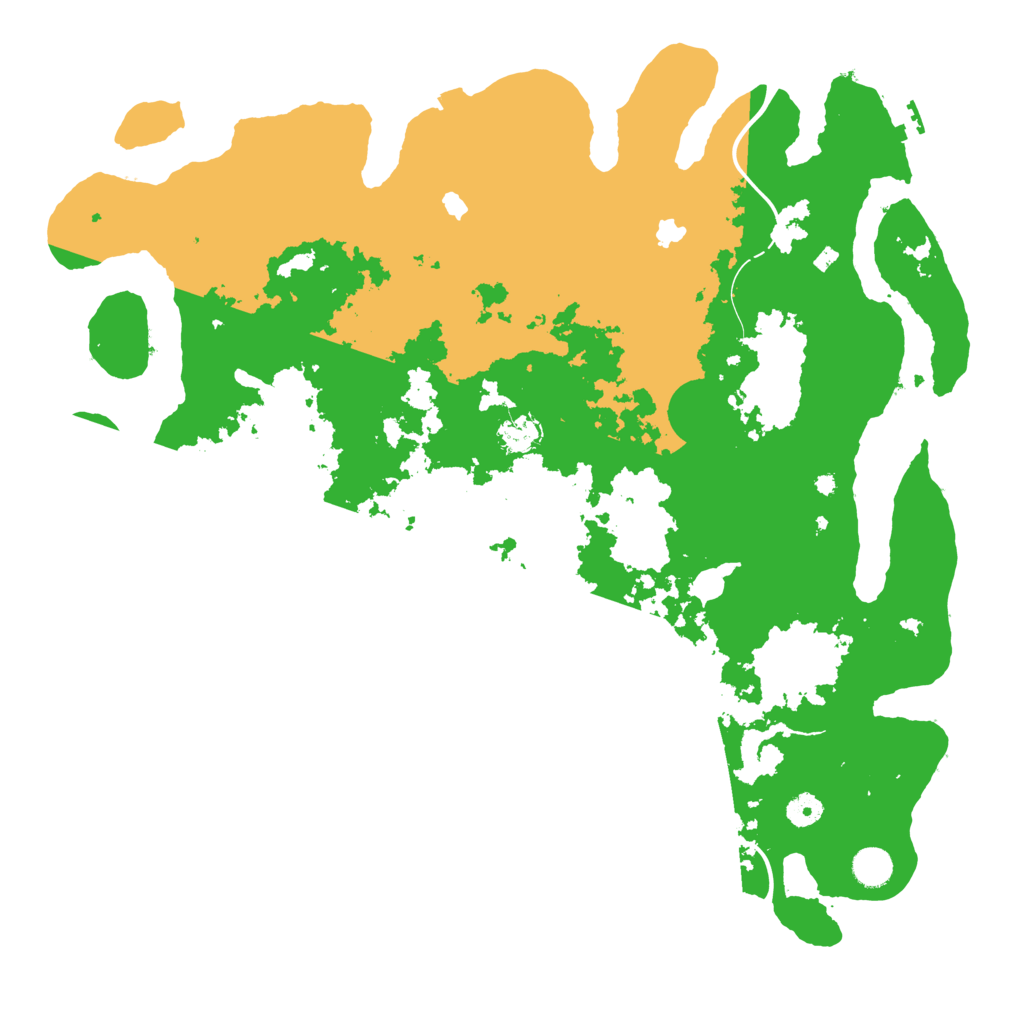 Biome Rust Map: Procedural Map, Size: 4500, Seed: 2017408550