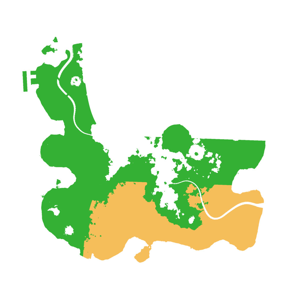 Biome Rust Map: Procedural Map, Size: 3000, Seed: 15403