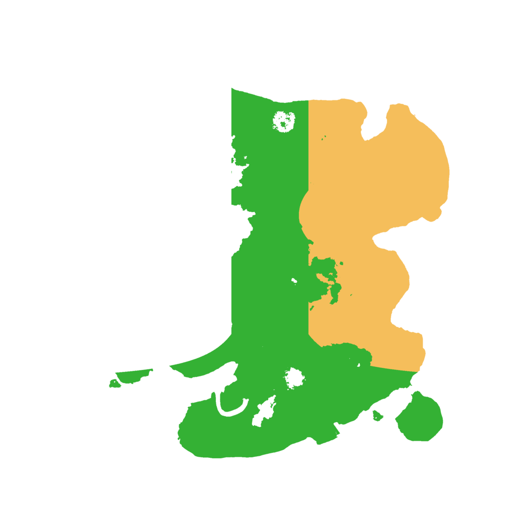 Biome Rust Map: Procedural Map, Size: 2400, Seed: 1274199930