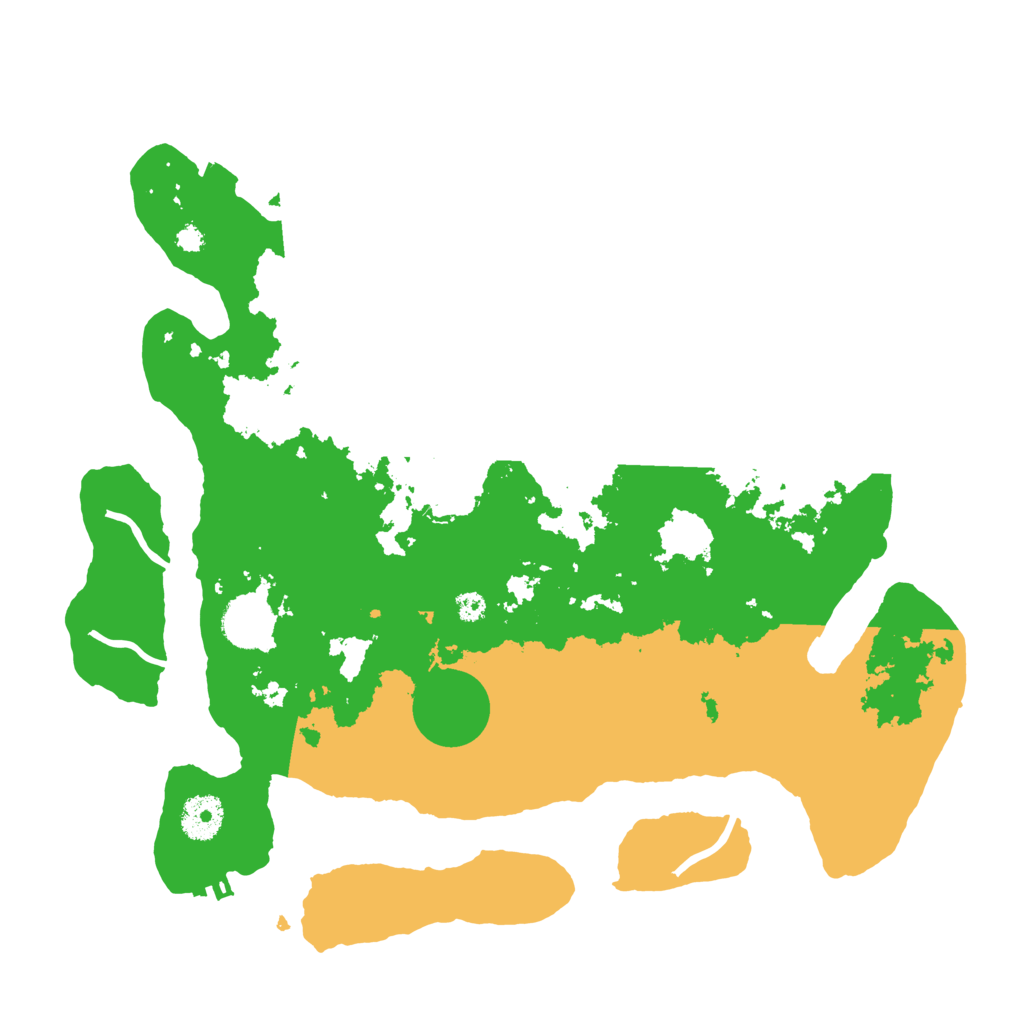 Biome Rust Map: Procedural Map, Size: 3500, Seed: 1515