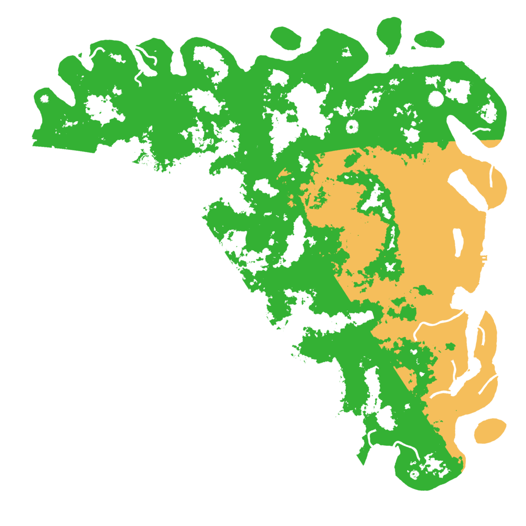 Biome Rust Map: Procedural Map, Size: 6000, Seed: 580840039