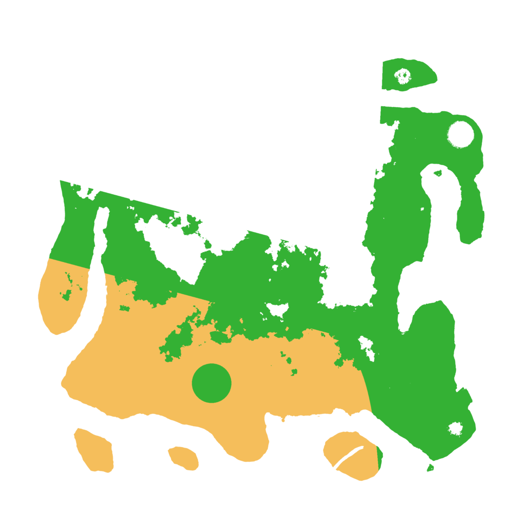 Biome Rust Map: Procedural Map, Size: 3500, Seed: 447262844