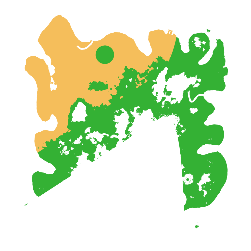 Biome Rust Map: Procedural Map, Size: 3600, Seed: 20424686