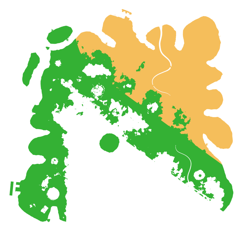 Biome Rust Map: Procedural Map, Size: 3600, Seed: 11032024