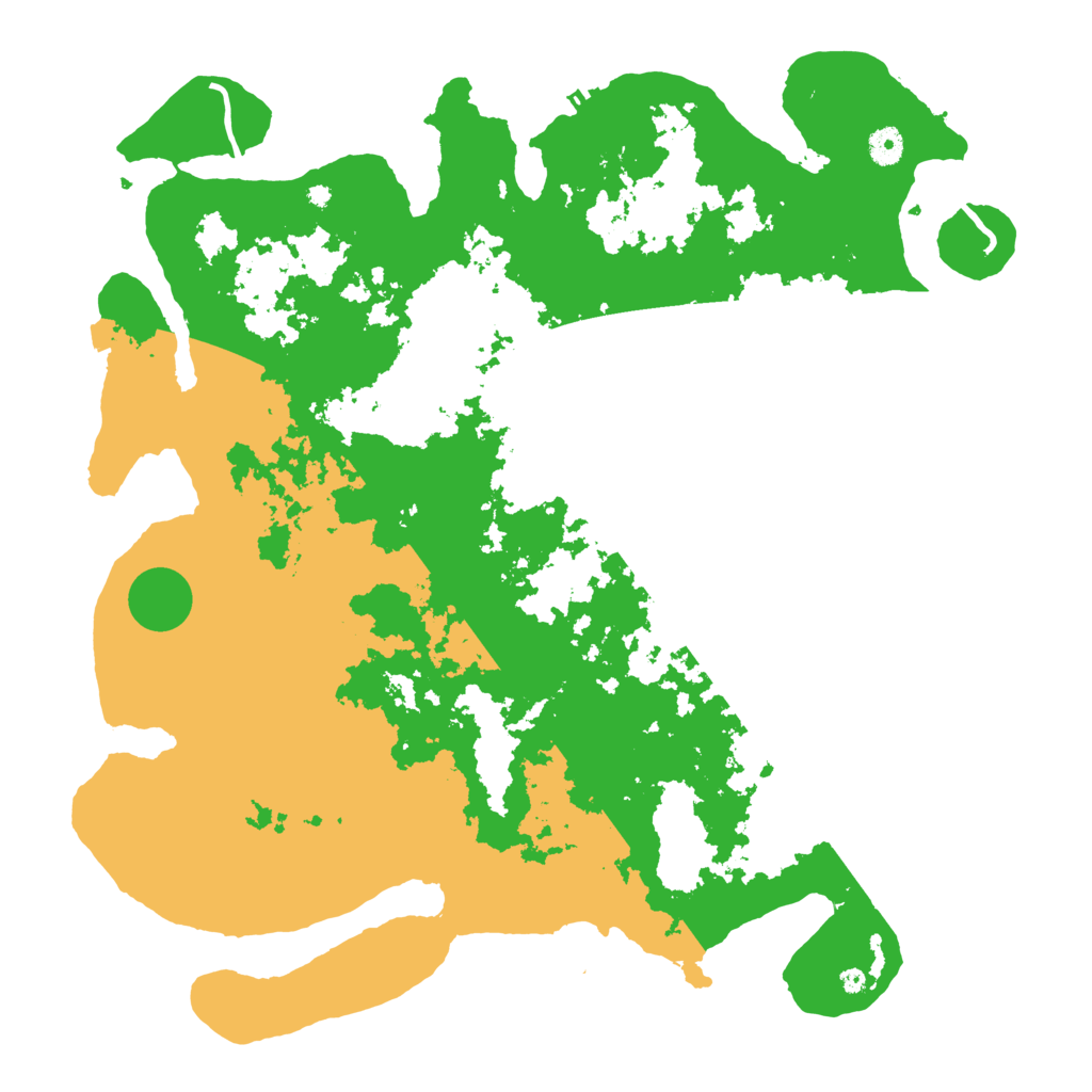 Biome Rust Map: Procedural Map, Size: 4500, Seed: 3546219