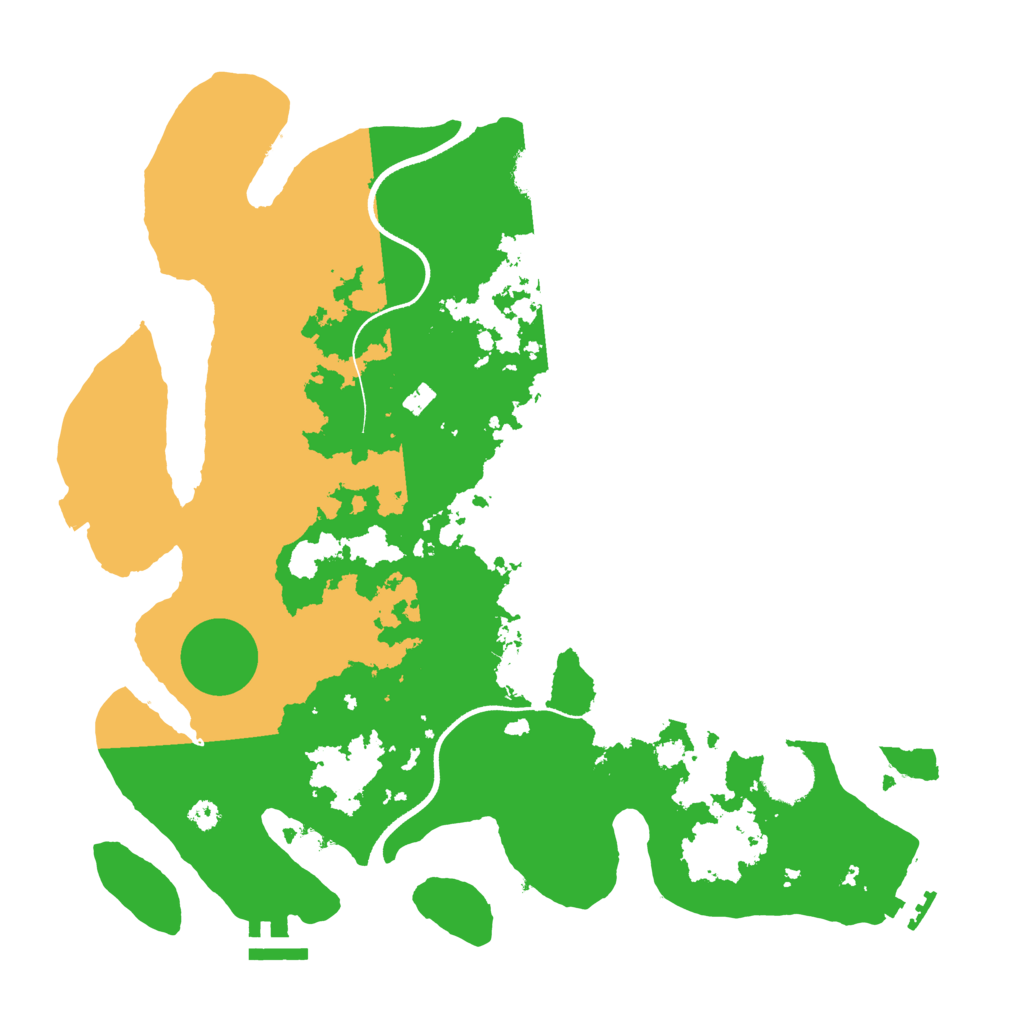 Biome Rust Map: Procedural Map, Size: 3500, Seed: 1510778144