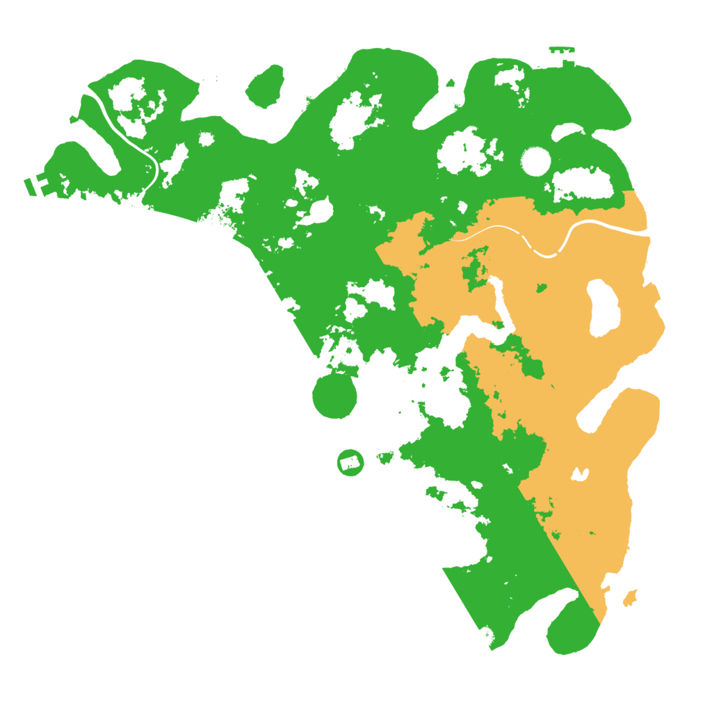 Biome Rust Map: Procedural Map, Size: 4250, Seed: 4192