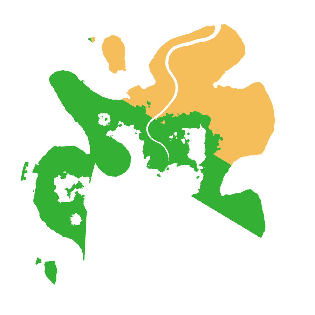 Biome Rust Map: Procedural Map, Size: 2500, Seed: 1138596803