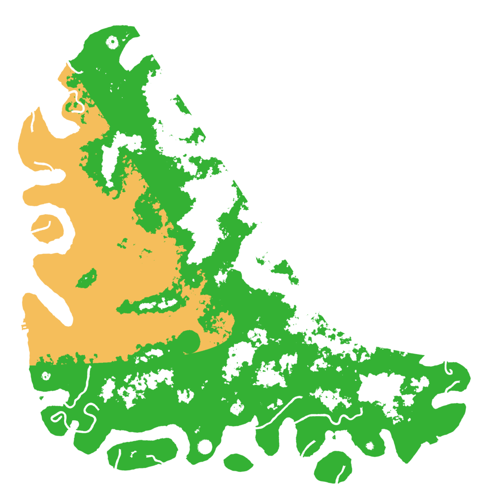 Biome Rust Map: Procedural Map, Size: 6000, Seed: 708528333